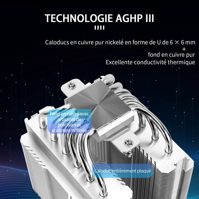 Detalle 2 de Thermalright Peerless Assassin 120 SE ARGB CPU-Luftkühler (Dual 120-mm PWM, 6 Heatpipes) für AM4/AM5 & Intel