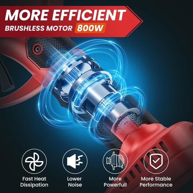 Thumbnail 2 de Tijeras De Podar Electricas 50mm 2 baterías 🔧📐📦📱📷📺