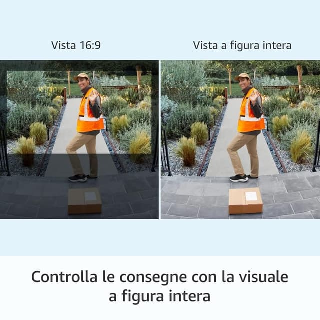 Detalle de Ring Videocitofono Plus a batteria con Chime (3ª gen.) – campanello con telecamera HD 1536p