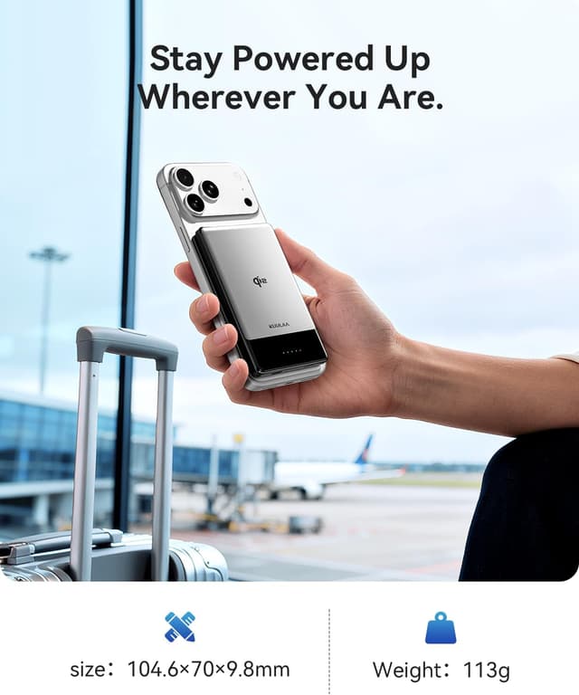 Thumbnail 3 de Kuulaa Qi2 Wireless Power Bank 5000mAh