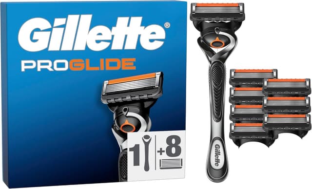 Detalle de Gillette ProGlide Men’s Razor (8 blades) with FlexBall and anti-friction blades
