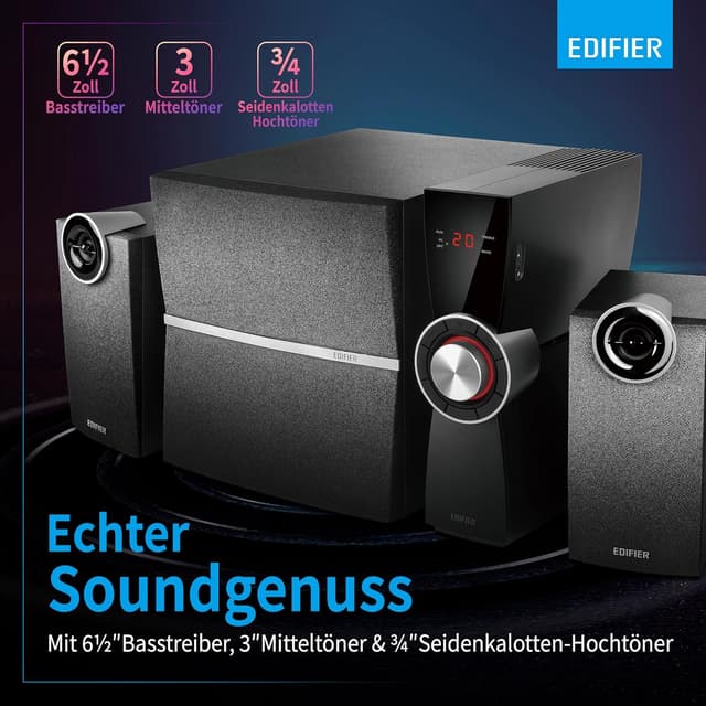 Thumbnail 6 de EDIFIER C2XD 2.1 Lautsprechersystem 53 Watt
