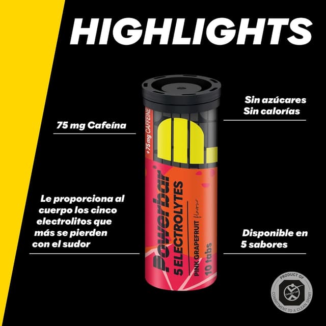 Thumbnail 3 de PowerBar 5 Electrolytes Pink Grapefruit (12x10 Tabs) 💧