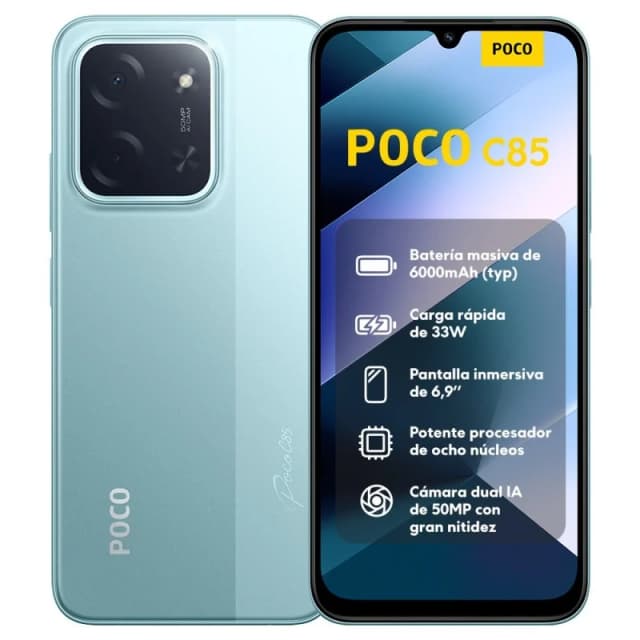 Imagen de POCO C85 6GB 128GB 6000 mAh, 6,9" 120 Hz en OfertitasTOP