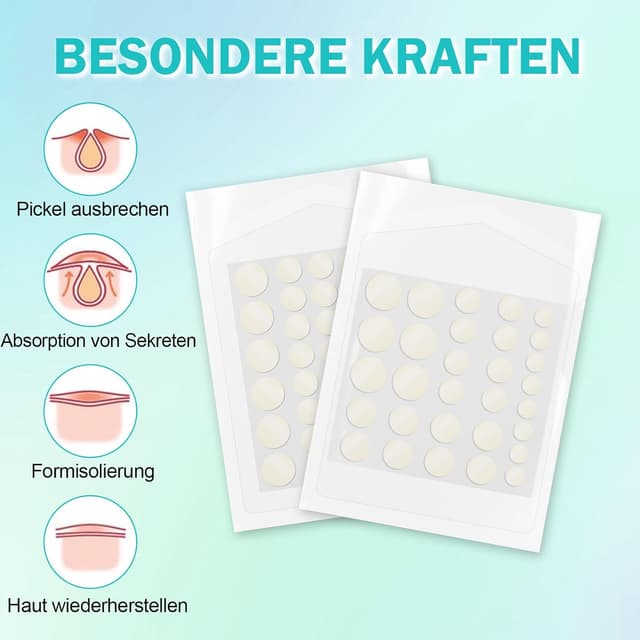 Detalle 2 de Pimple Patches Pickel Patch 264 Stück