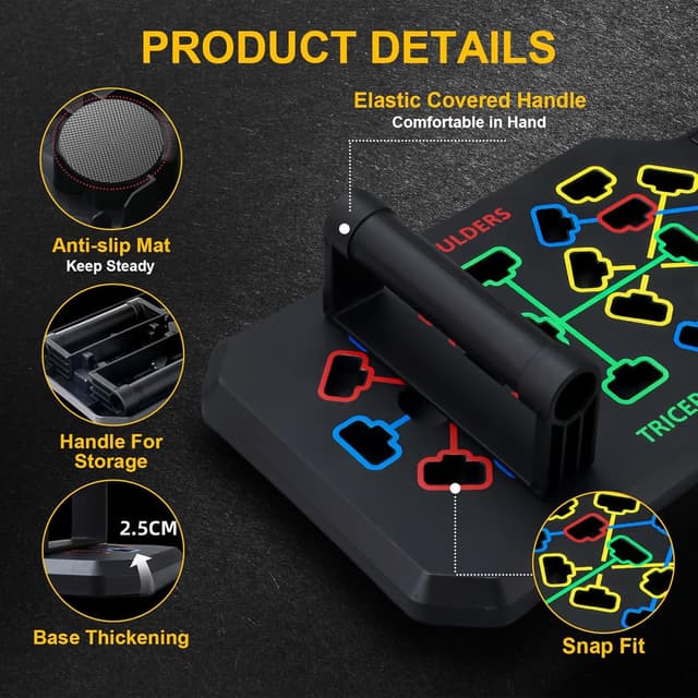 Detalle de flintronic Soporte para Flexiones 12 en 1