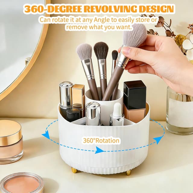 Detalle 1 de CenYouful 360° Drehbar Make-up Organizer 💄