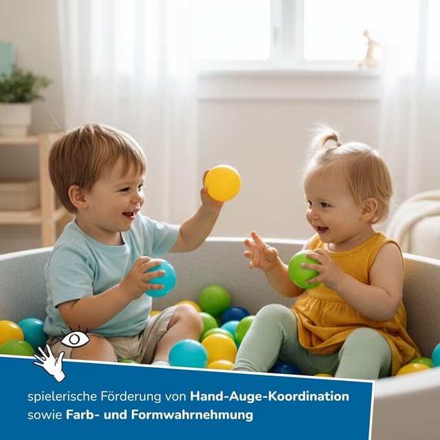 Detalle de Balles de piscine 6 cm, 100 pièces