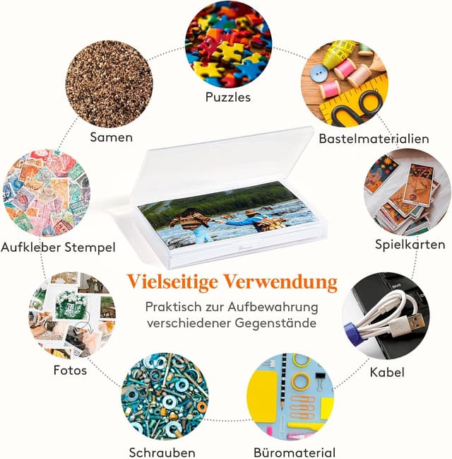 Thumbnail 1 de Lifewit Foto Aufbewahrungsbox 1800 Fotos