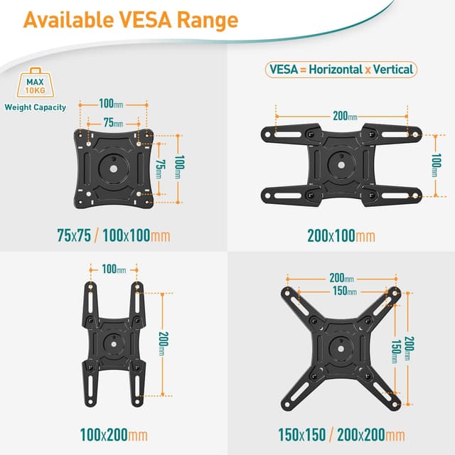 Thumbnail 4 de ELIVED EV3030 flip-down ceiling TV mount 14–42 inch