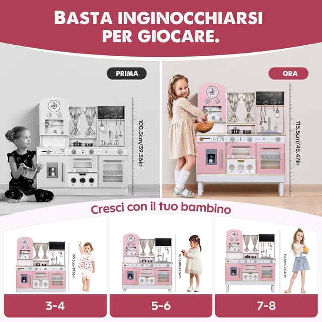 Detalle de Set cucina bambini EDUBEBO 99 cm