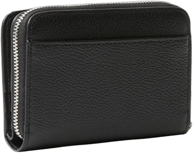 Detalle 2 de Calvin Klein Cartera Minimal Monogram de piel, negro 👛