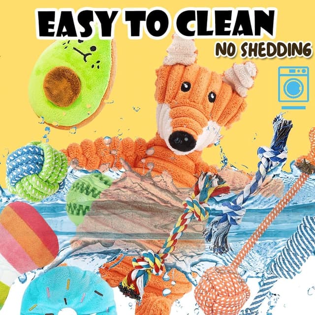 Thumbnail 5 de Speedy Panther 10 Pack Luxury Dog Toys