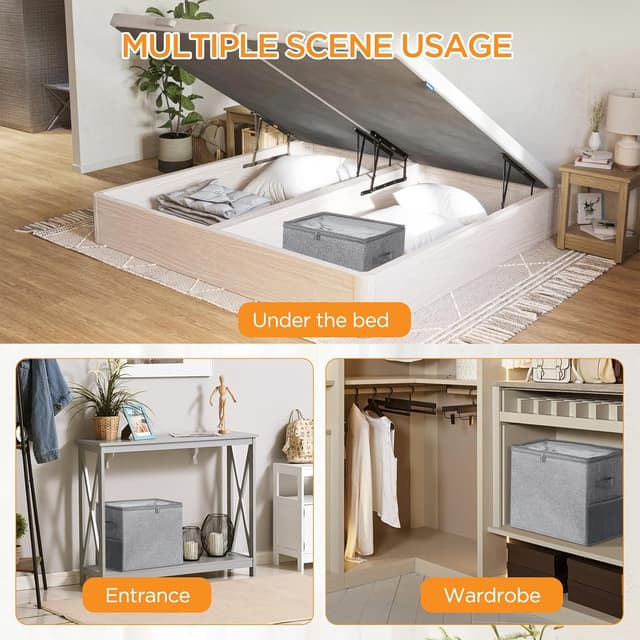 Thumbnail 6 de Romon Cajas para Zapatos Apilables con Tapas Transparentes