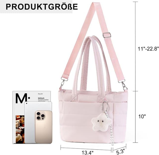 Detalle 2 de Boshiho Laptoptasche Puffer 15,6 Zoll