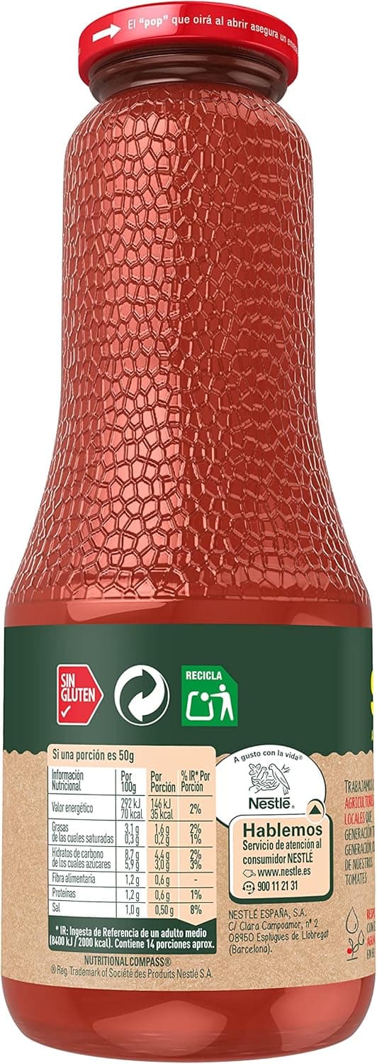 Thumbnail 4 de SOLIS Tomate Frito sin Gluten 725g Pack de 12 🍅