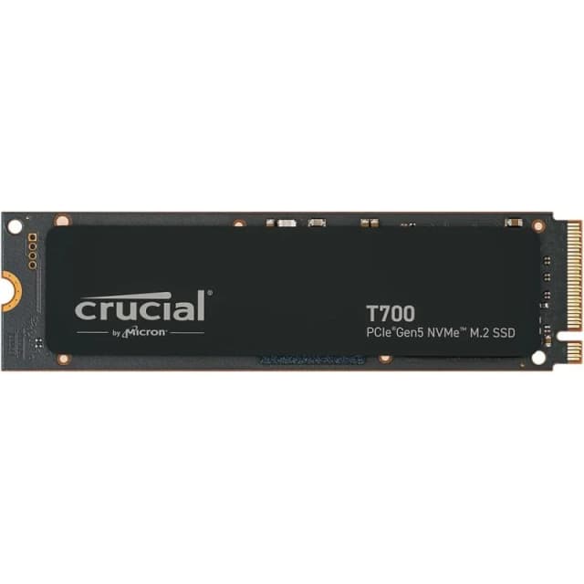 Detalle de Crucial T700 2TB SSD PCIe Gen5 NVMe 💽