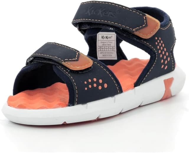 Thumbnail 6 de Sandales enfant Jumangap en bleu marine (scratch) – Saison printemps/été