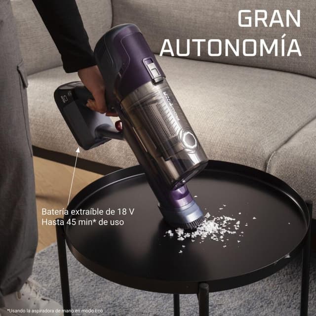 Detalle de Rowenta XPert 6.60 RH6838 - Aspiradora escoba 3 en 1 🧹