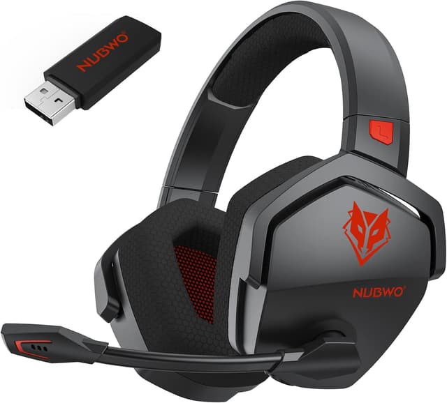 Detalle de NUBWO G06 Gaming-Headset Dual Wireless mit 50 mm