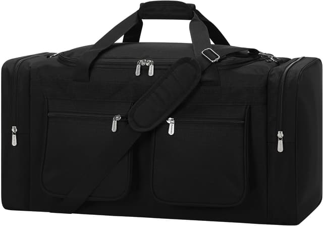 Thumbnail 6 de ZZY Men’s 55L Gym Bag Sports Duffle with Lockable Zipper (24 inch) – Navy Blue