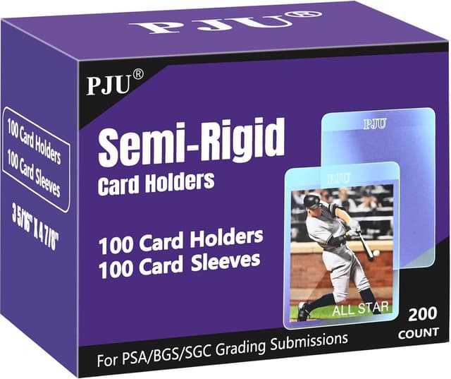 Imagen de PJU 100 Ct Semi Rigids Card Holders en OfertitasTOP