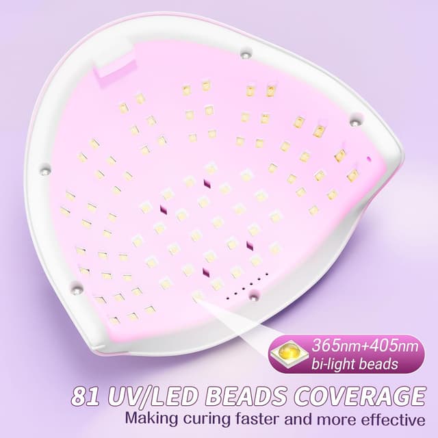 Detalle de 380W UV LED Nail Lamp with 81 beads