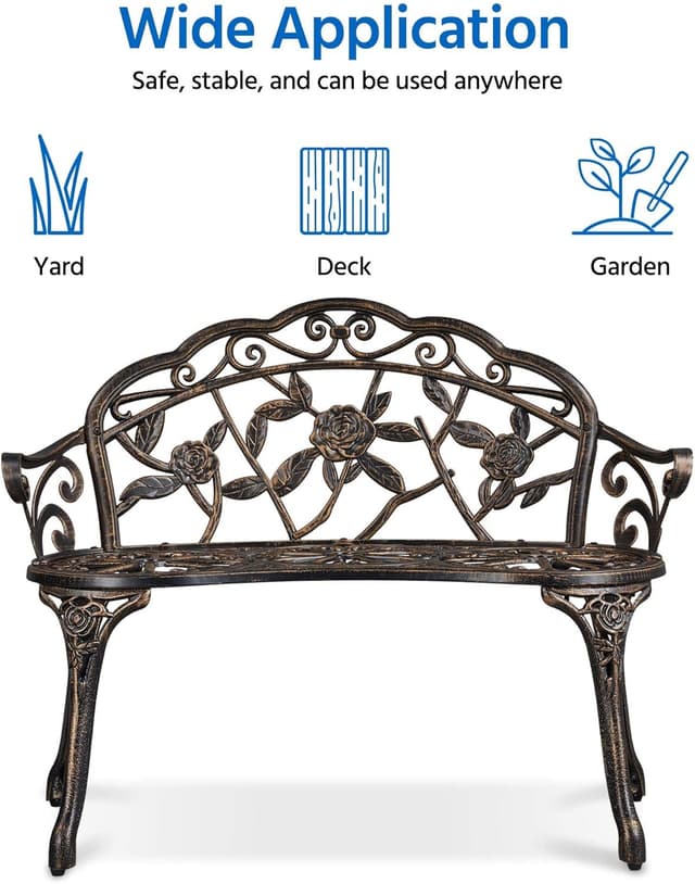 Thumbnail 4 de Yaheetech Banco de Exterior 2–3 Plazas