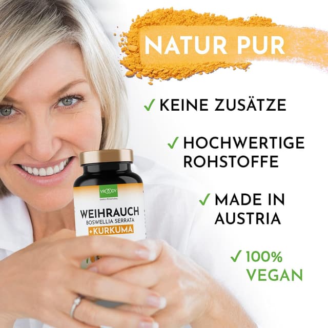 Thumbnail 5 de Weihrauch Kurkuma 180 Kapseln 500mg