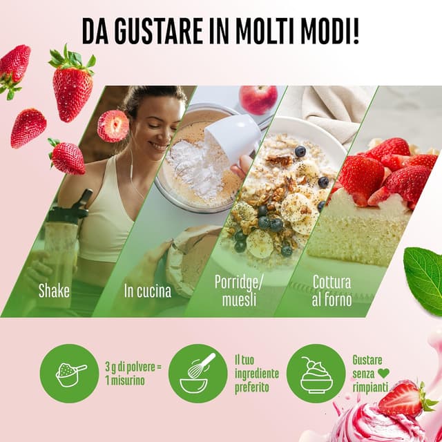Detalle 2 de Polvere di Aromi Vaniglia 250 g FLAVOR CRAFT per gelato alla fragola e dolci: uso versatile