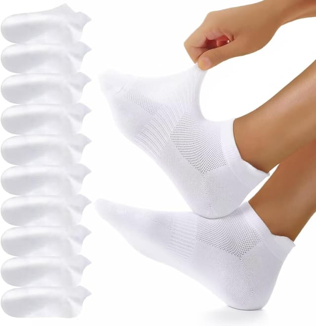 Imagen de YouShow Cotton Trainer Socks 10 Pairs Ankle Socks en OfertitasTOP