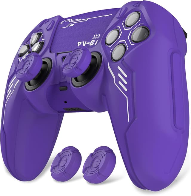 Detalle de playvital Mecha Edition silicone cover for PS5 controller