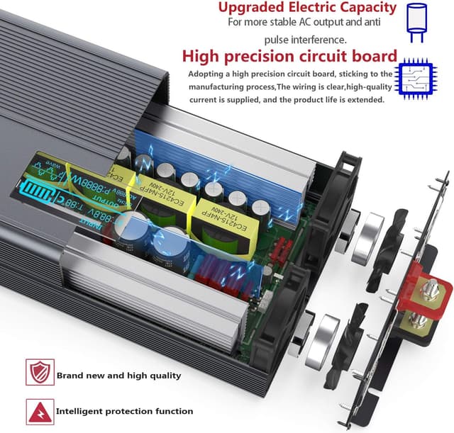 Thumbnail 3 de Pure Sine Wave Inverter 4000W 12V to 240V