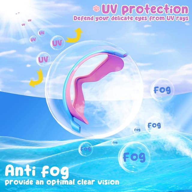 Thumbnail 1 de COOLOO Kids Swimming Goggles 180° HD Vision