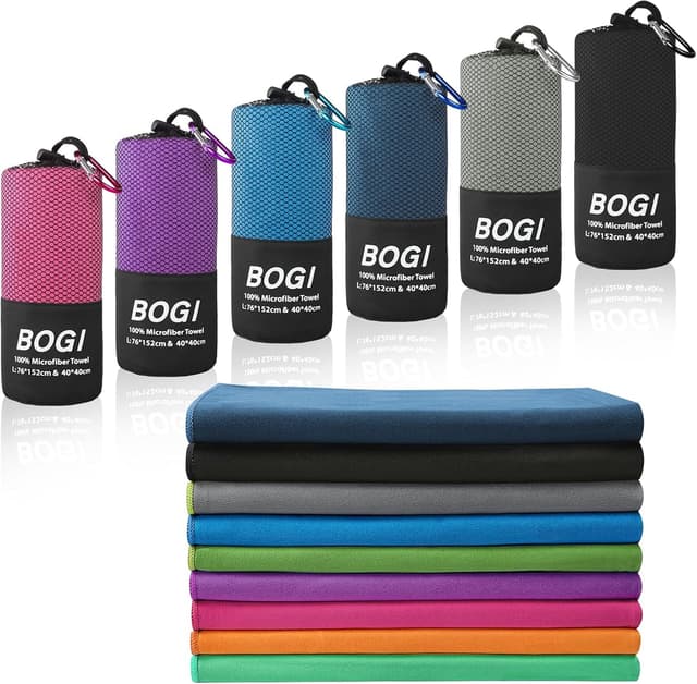 Imagen de BOGI Microfibre Travel Quick Dry Towel 🏖 en OfertitasTOP