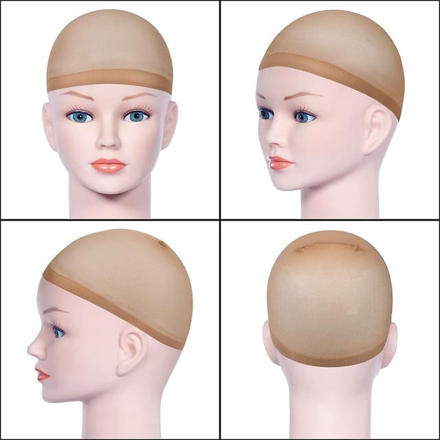 Detalle de URAQT Wig Caps en filet pour perruque (lot de 8, neutres) – bonnets unisex