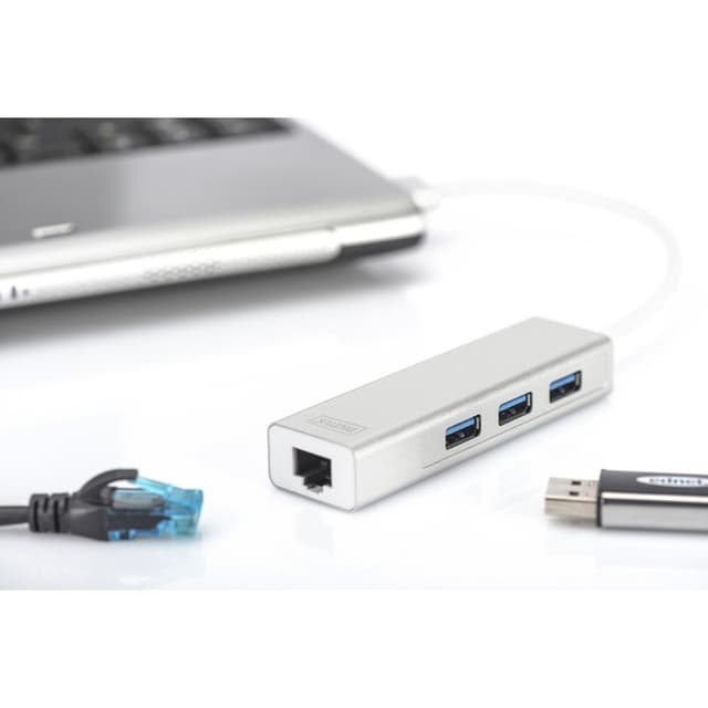 Thumbnail 1 de Digitus Adaptador LAN Gigabit USB 3.0 a RJ-45 — Adaptador Ethernet 1 Gbps