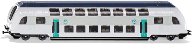 Detalle de Siku 1791001 Treno a due piani RATP Francia in scala 1:87, turquese/bianco