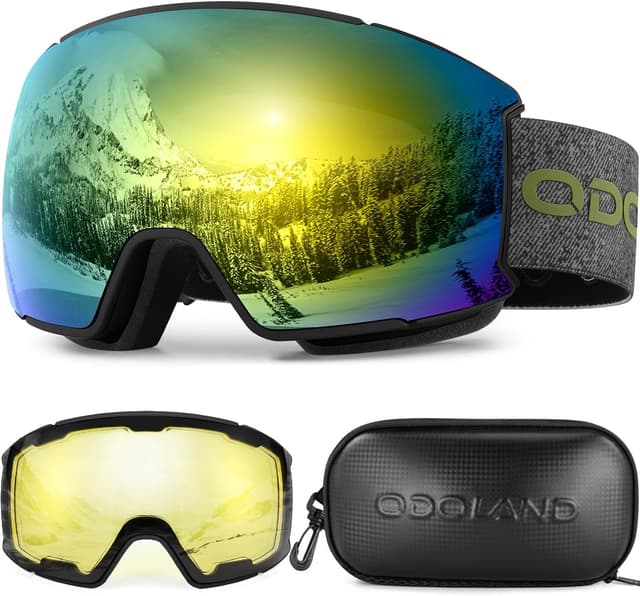 Thumbnail 6 de Odoland Maschera da sci con lenti intercambiabili