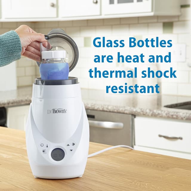 Thumbnail 3 de Dr. Brown's Natural Flow Anti-Colic Options+ Wide-Neck Glass Baby Bottles 9 oz/270 mL 3 Pack