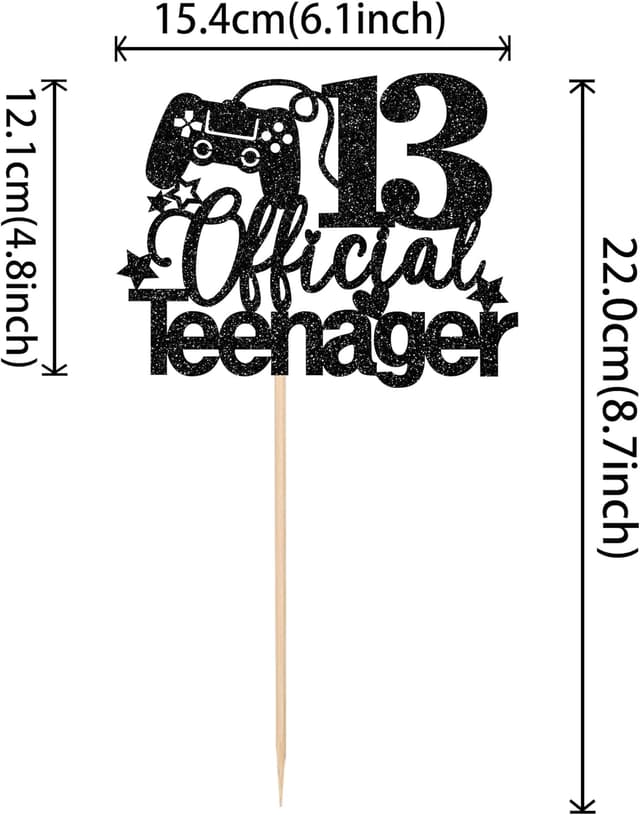 Thumbnail 1 de Xsstarmi 1 Pack 13 Official Teenager Cake Topper