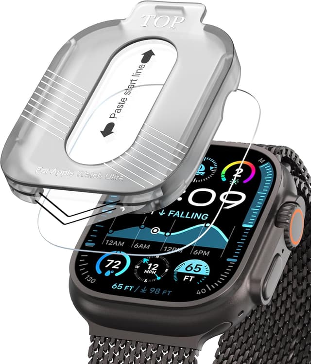 Thumbnail 6 de Uluck 8 Stück Schutzfolie für Apple Watch 45mm