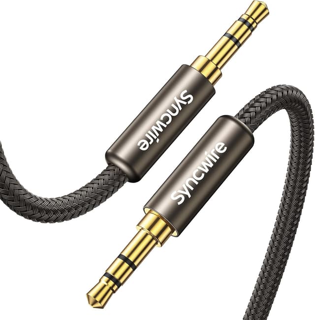 Detalle de SyncWIRE 3,5 mm Audio Kabel Nylon Geflochten 0,5 m Kopfhörer