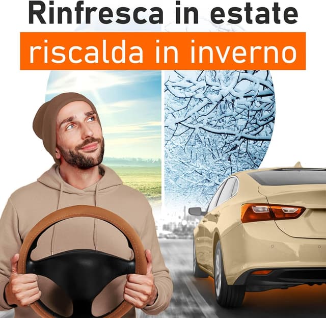 Thumbnail 3 de Upgrade4cars Coprivolante Marrone 37-39 cm