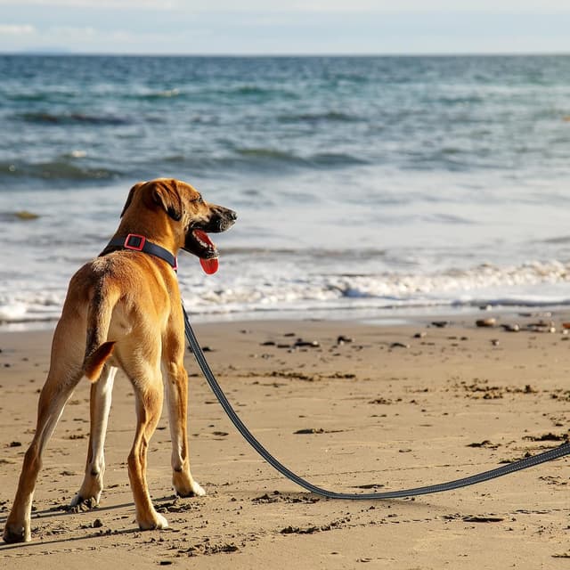 Detalle 2 de Wisedog Black 3m Reflective Long Line Dog Lead with Non-Slip Rubber Grips