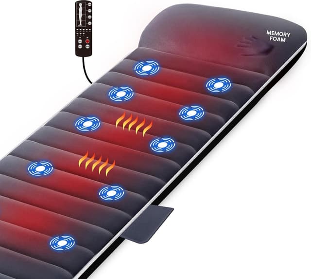 Detalle de Snailax Tappetino massaggiante in memory foam con calore ♨