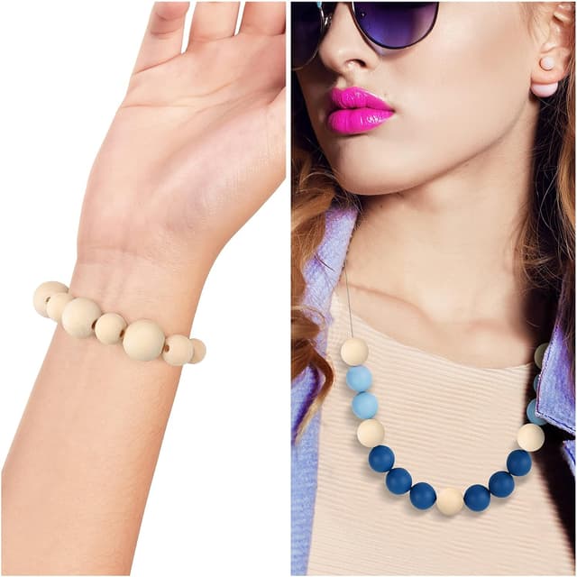 Thumbnail 5 de BELLE VOUS Natural Wooden Craft Balls 1000 Pack 🎨