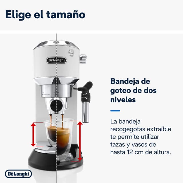 Detalle 2 de De'Longhi Dedica Style cafetera espresso 15 bares 12 cm