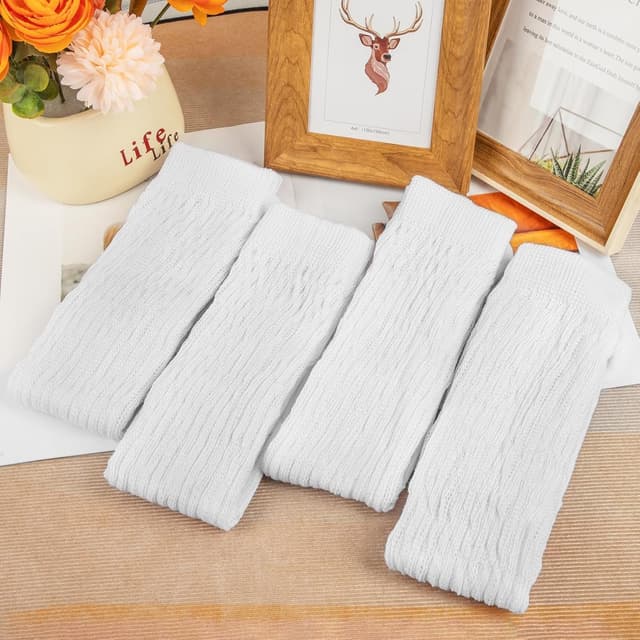 Thumbnail 1 de Tialfas 4 Paar Kniestrümpfe Damen Baumwolle