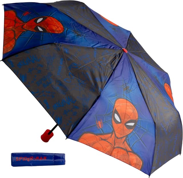 Detalle de Undercover faltbarer Regenschirm – Taschenschirm für Kinderhände (94 cm, 228 g)
